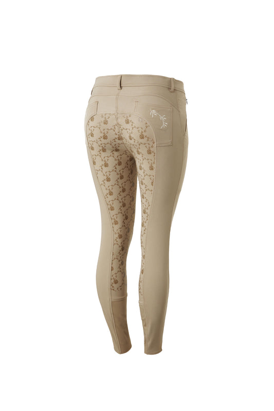 Horze Kaitlin Ladies Tights Plaza Taupe Brown