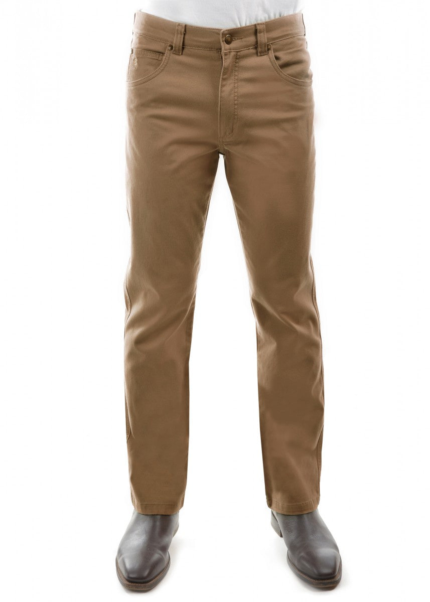 Thomas Cook Tailored Moleskin Mens Jeans Camel