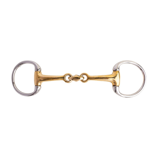 Cavalier Eggbutt Bradoon Gold Bit with Training Bit