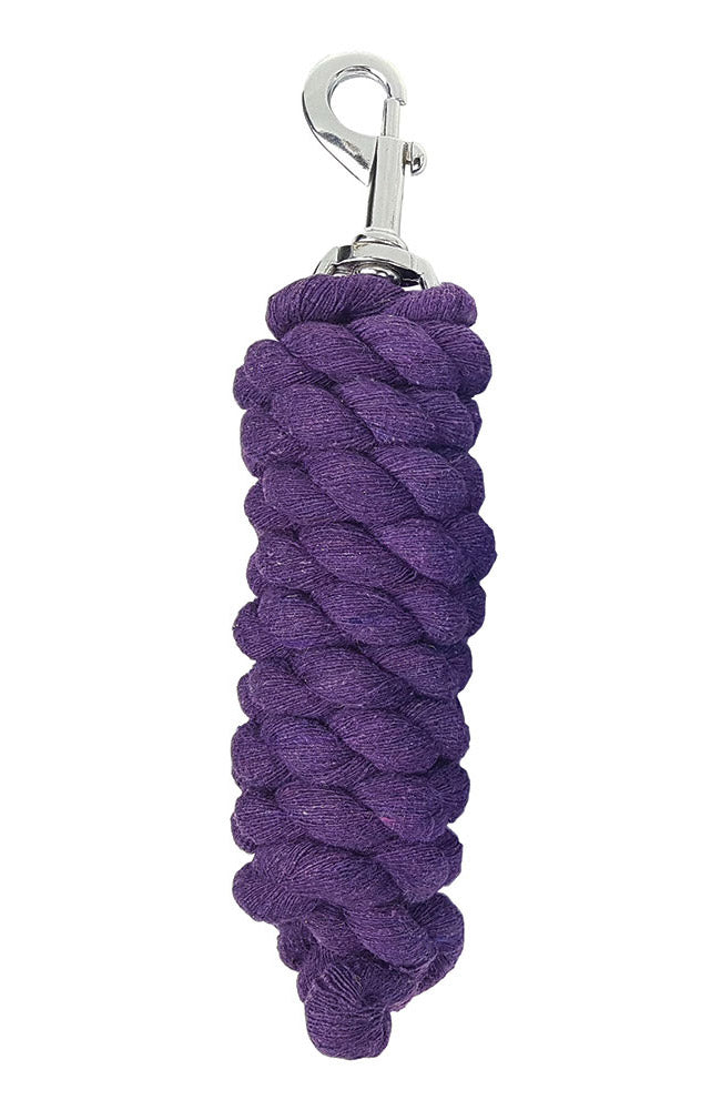Rope Lead Cotton Nickle Snap 1.9m