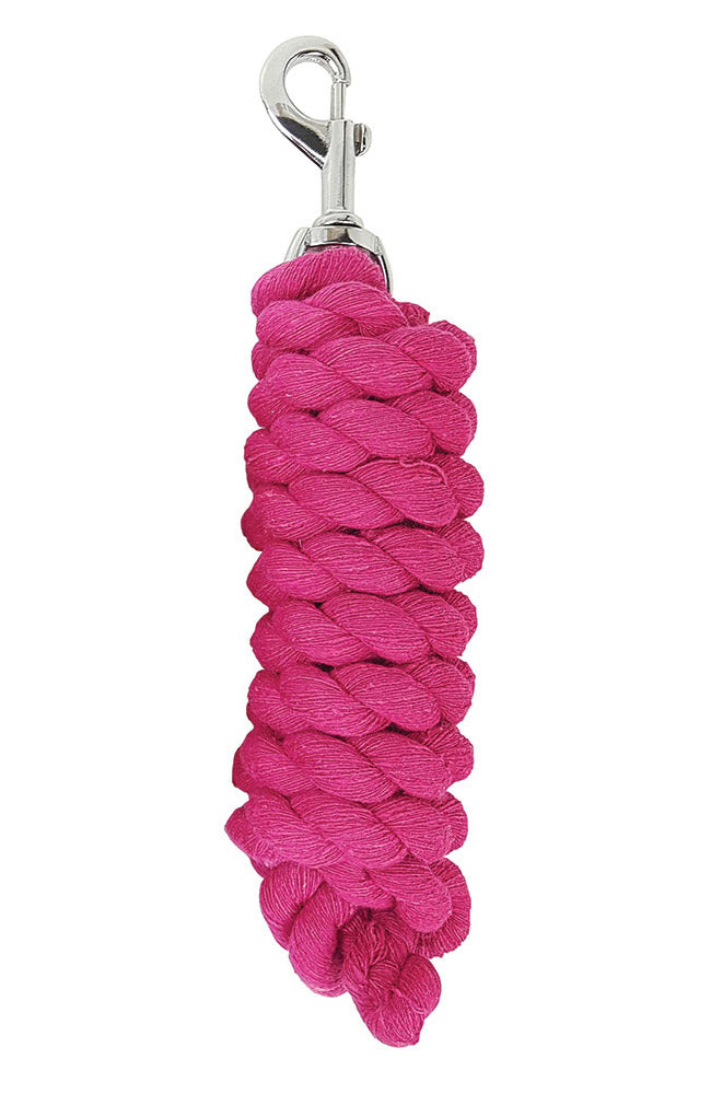 Rope Lead Cotton Nickle Snap 1.9m