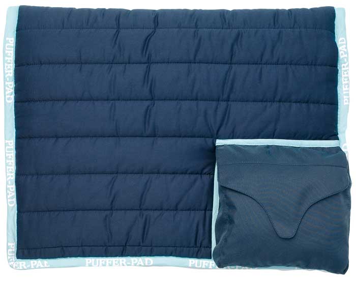 Puffer Pad with Pockets Navy Blue
