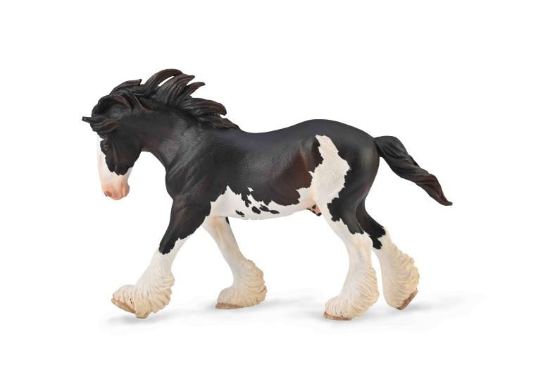 Collecta Clydesdale Stallion Black Sabino