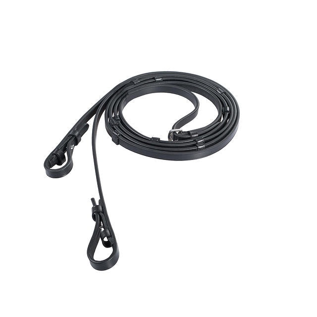 Horze Laelia Reins with Stoppers Black