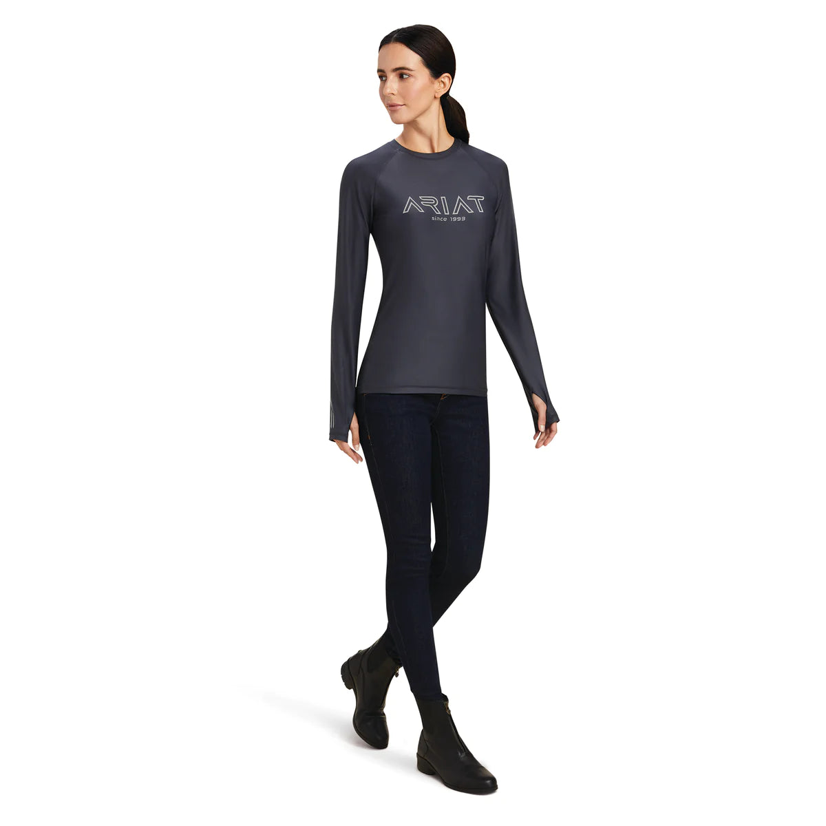 Ariat Ladies Lumina LS Tee Ebony