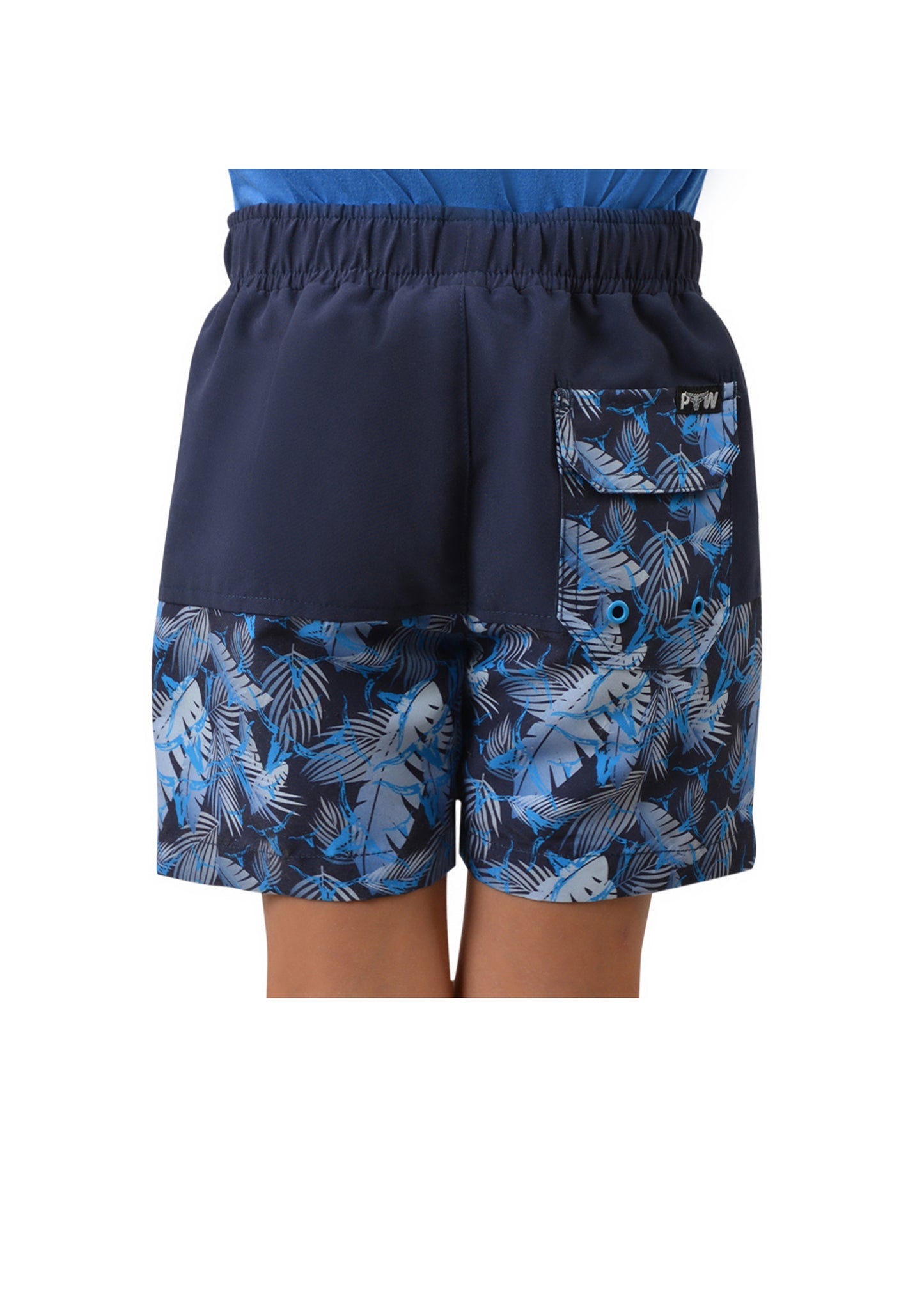 Pure Western Robertson Board Shorts Boys Navy