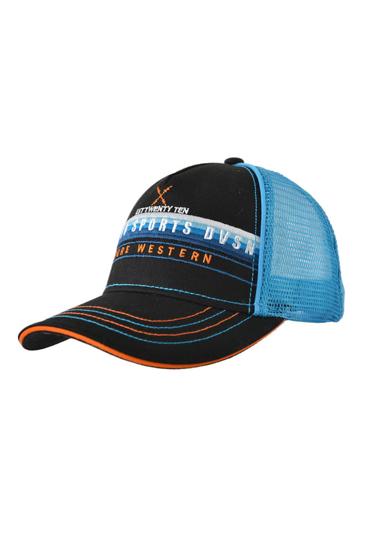 Pure Western Kempton Kids Trucker Cap Black