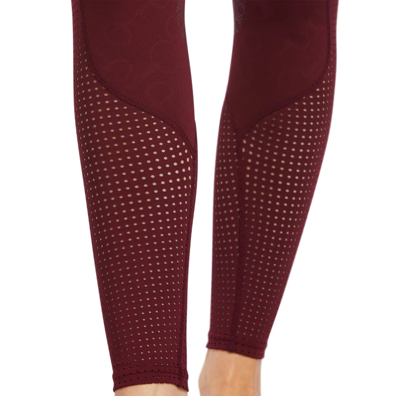 Ariat EOS Ladies Full Seat Tight Zinfandel Bit Print Emboss