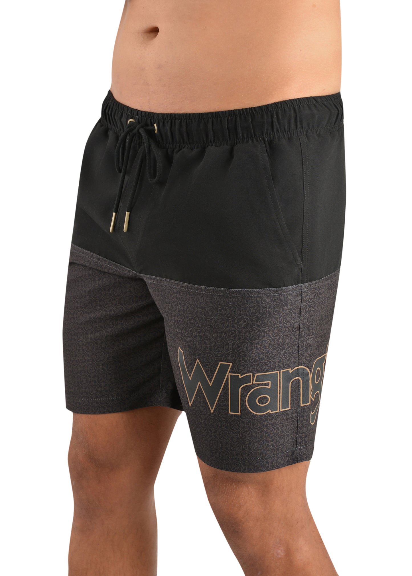 Wrangler Macquarie Boardshort Black Tan
