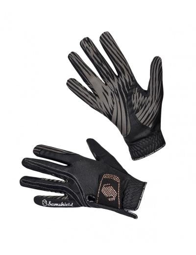 Samshield V Skin Swarovski Gloves Black  Rose Gold