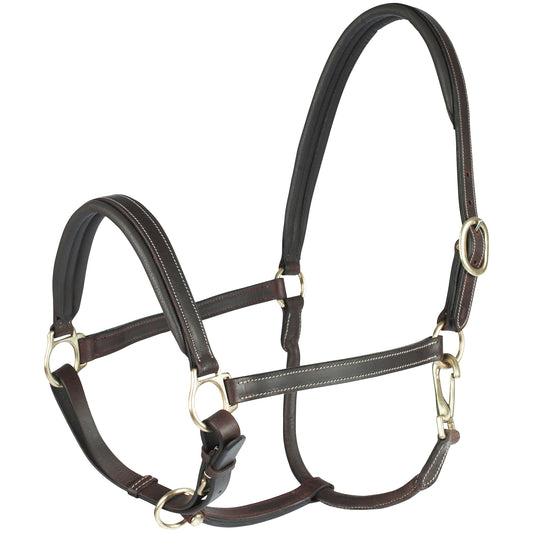 Horze Largo Leather Halter Brown
