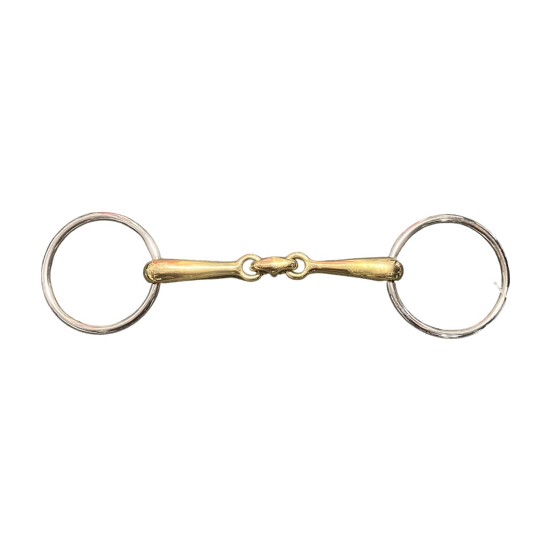Cavalier Loose Ring Gold Training Bit Stainless Steel Rings