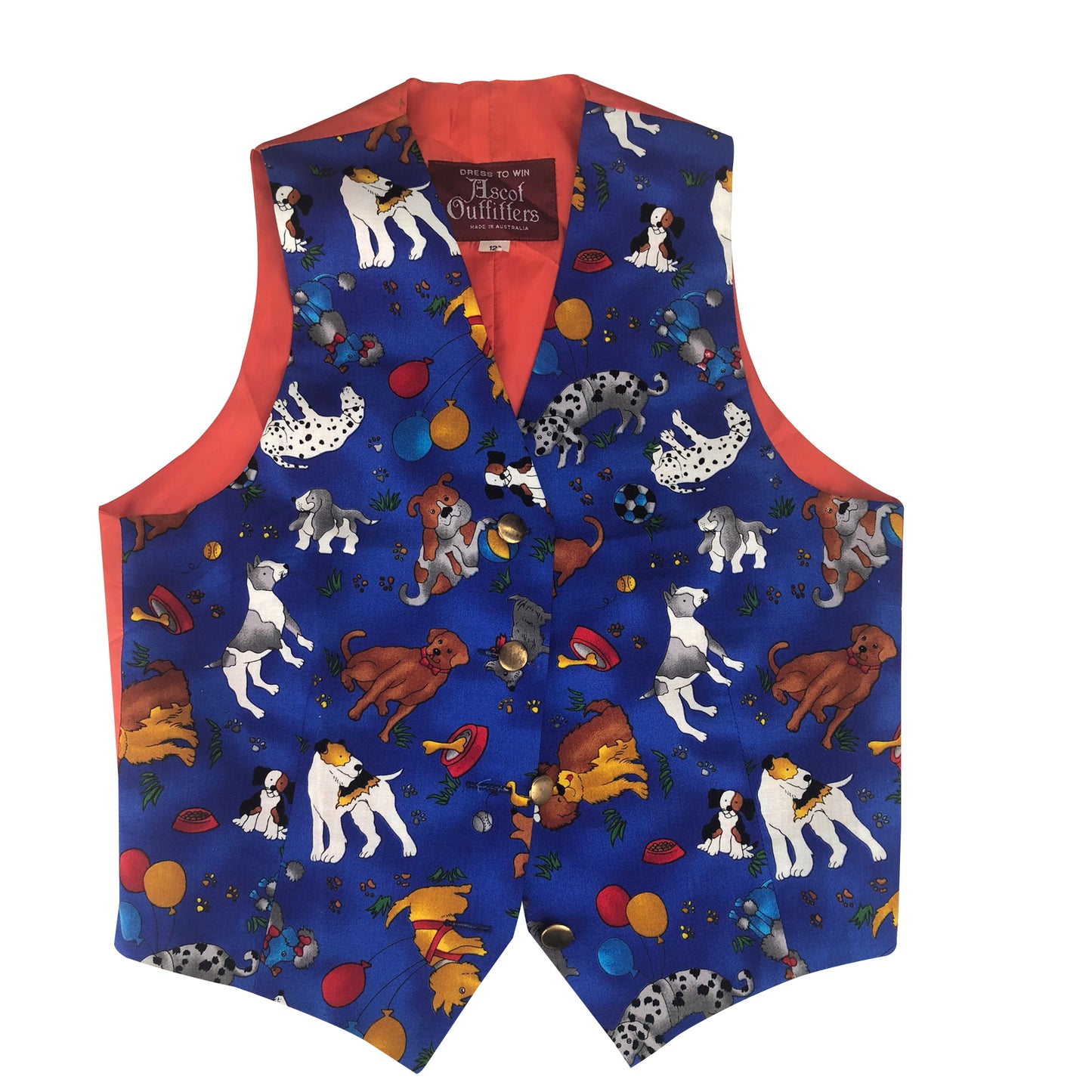 Ascot Circus Print Vest