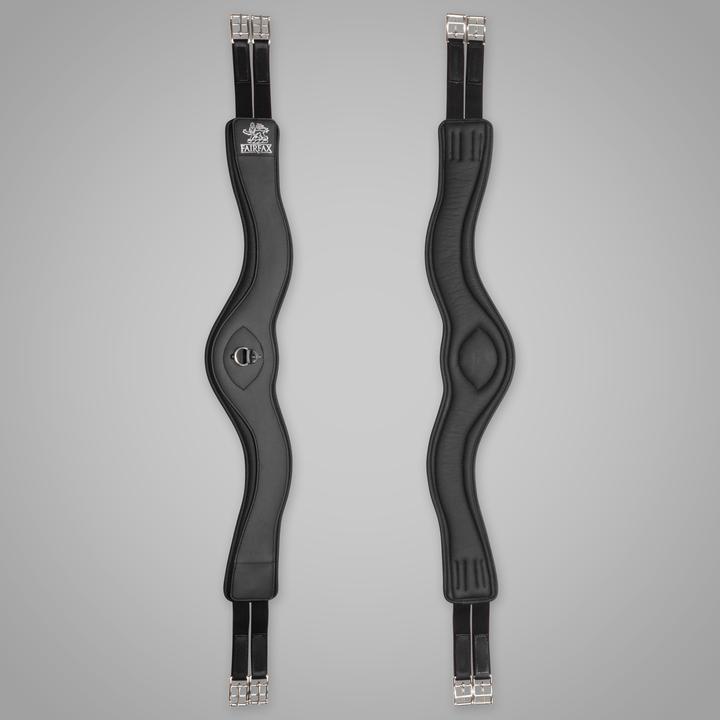 Fairfax RaceX Girth Non Elastic Black - Aitken's Saddlery