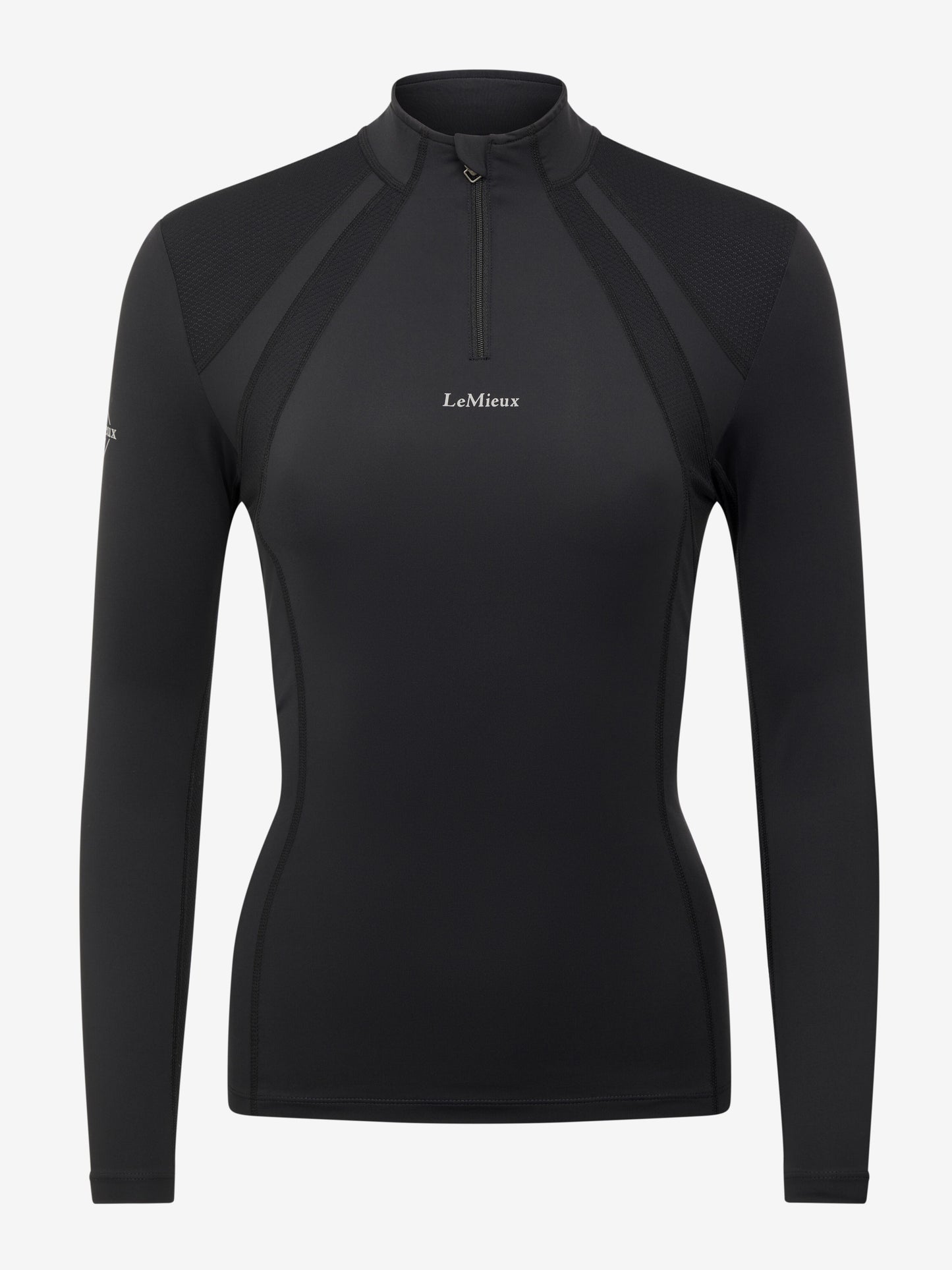 LeMieux Mia Mesh LS Ladies Base Layer Black