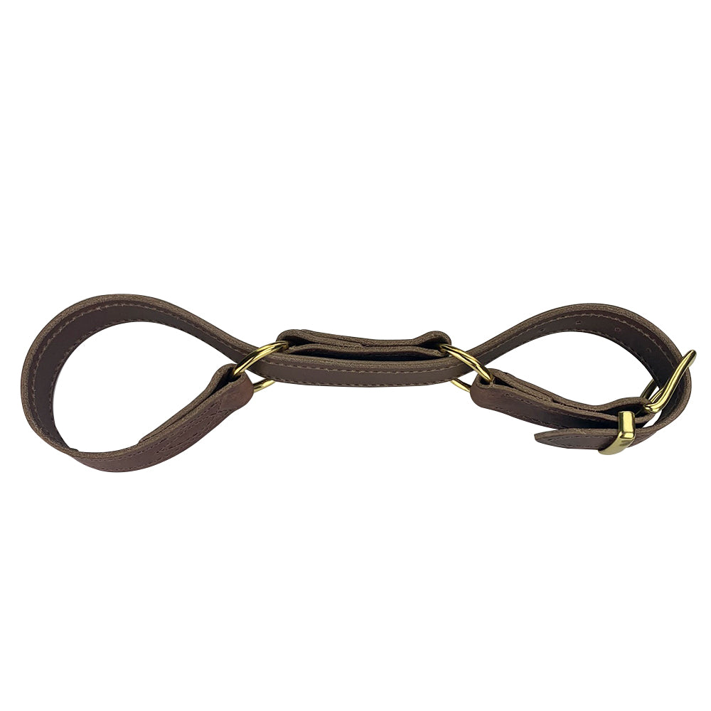 Porter Distressed Oak Hobble Belt with Brass