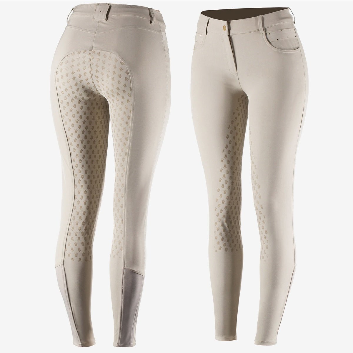 Horze Sienna Ladies Breeches Feather - Aitken's Saddlery