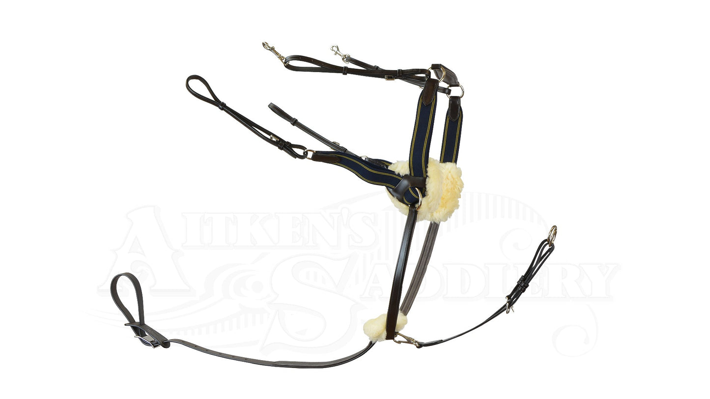 Jeffries Competition Five Point Breastplate - Aitken's Saddlery