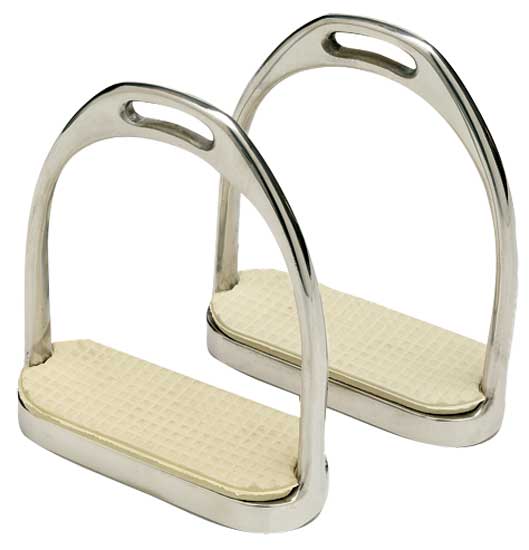 Knife Edge Stirrup Irons Stainless Steel - Aitken's Saddlery