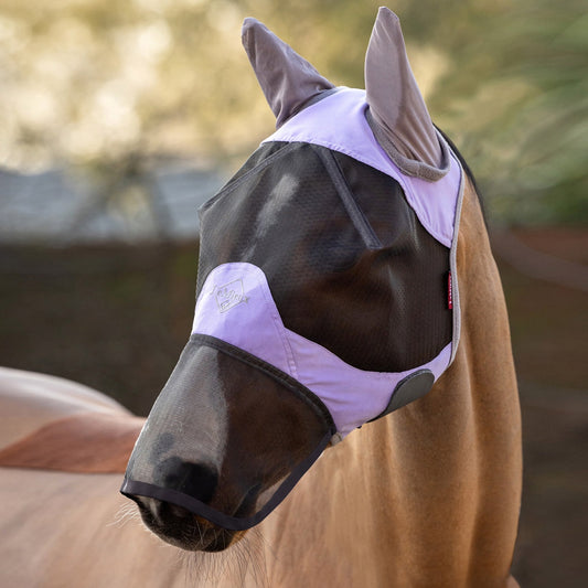 Visor-Tek Full Fly Mask Wisteria