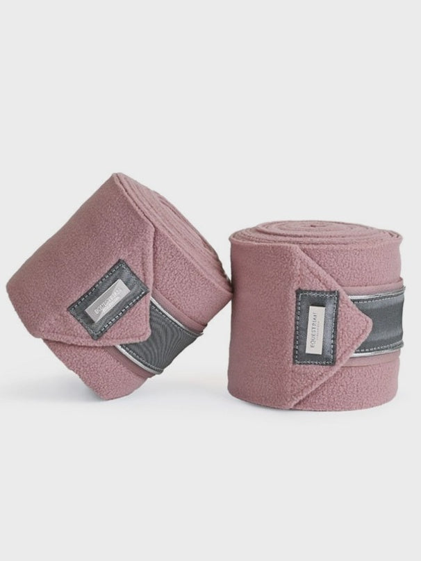 Equestrian Stockholm Polo Bandages Pink Crystal