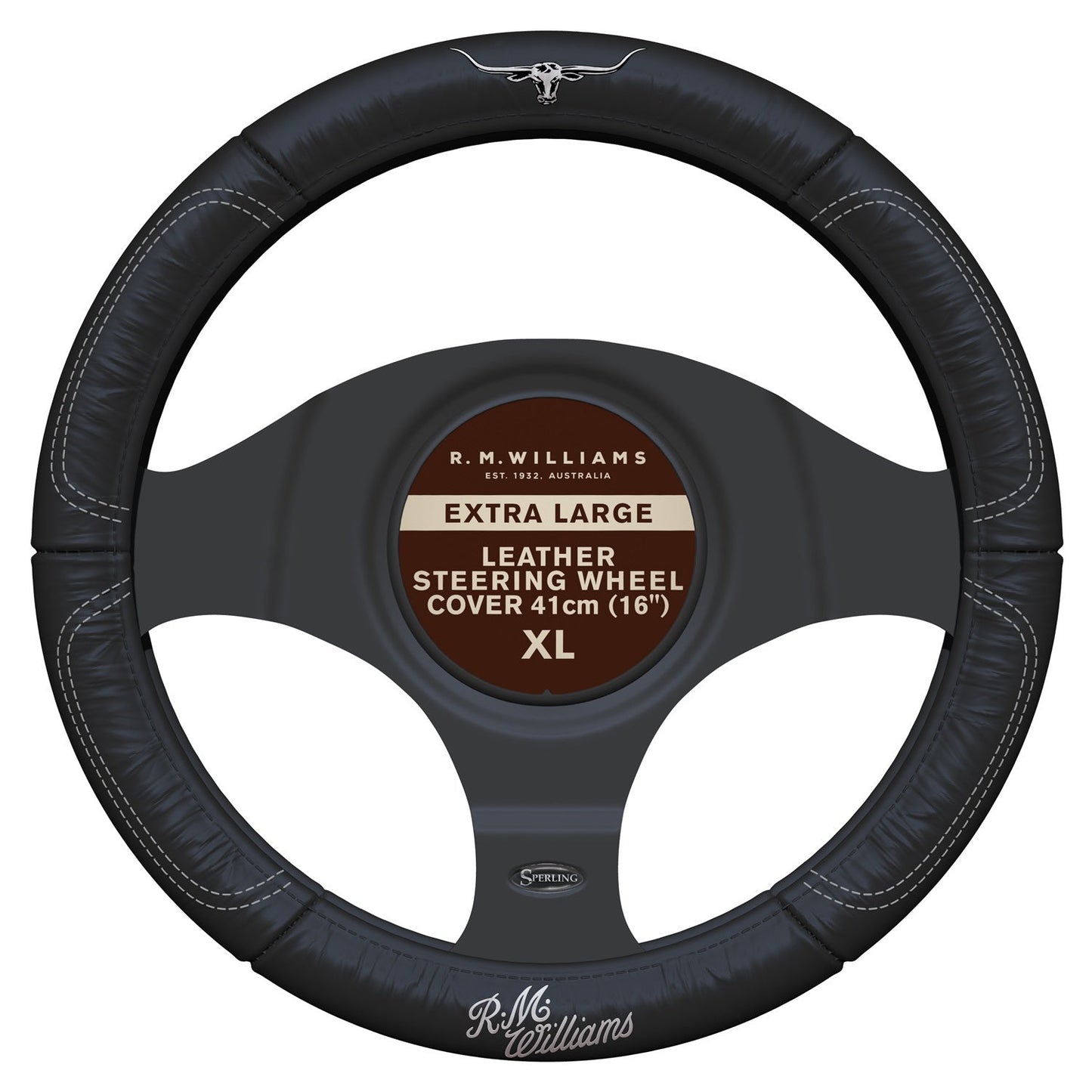 RM Williams Steering Wheel Cover Extra Large - Aitken's Saddlery