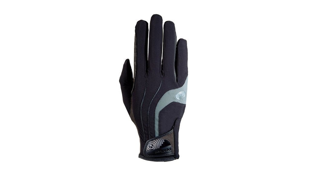 Roeckl Malia Gloves Black & Grey - Aitken's Saddlery
