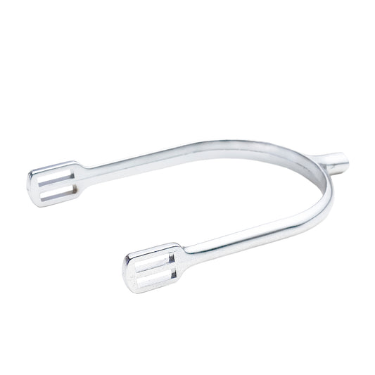 Horze Flat End Spurs Silver