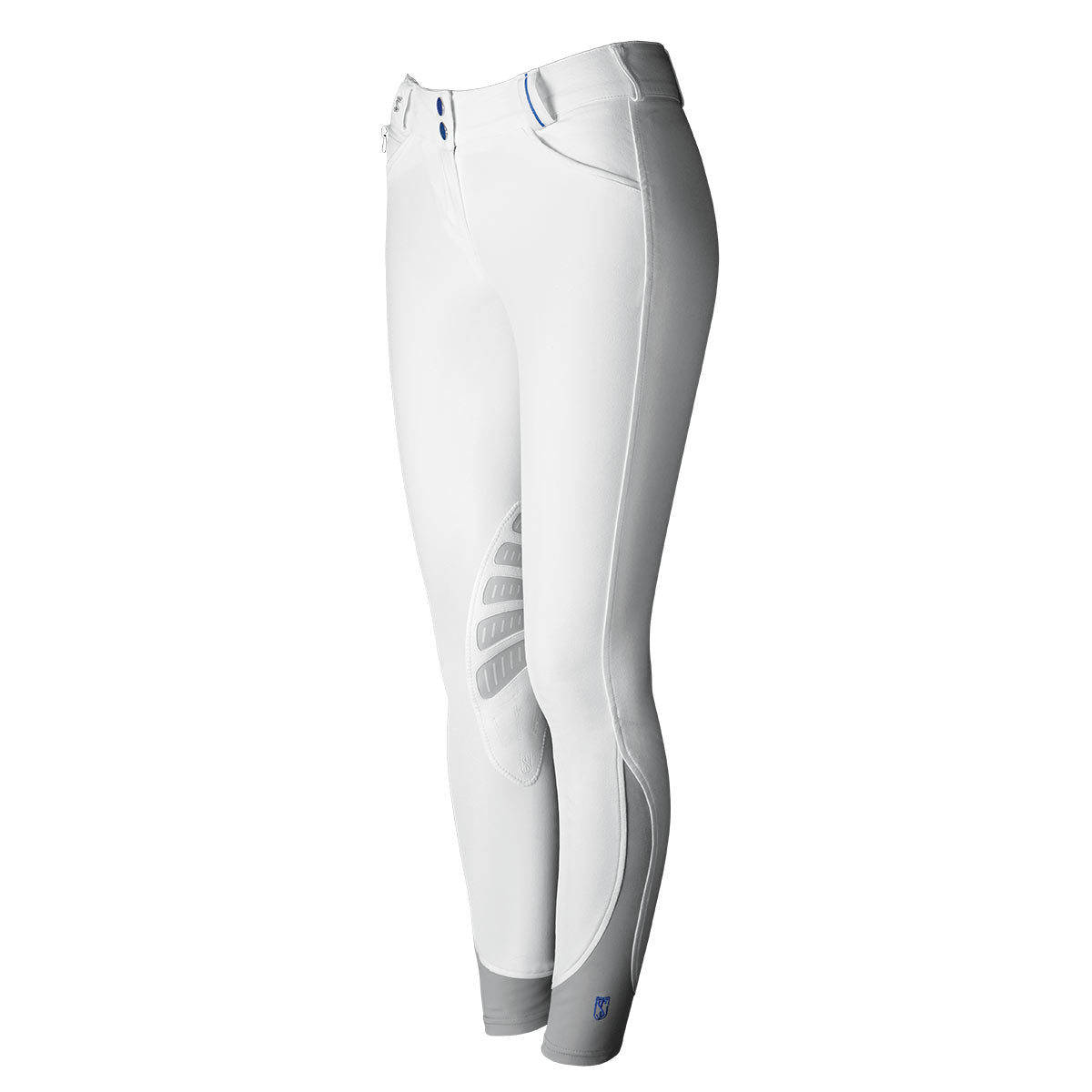 Tredstep Symphony Azzura Pro Ladies Breeches White - Aitken's Saddlery
