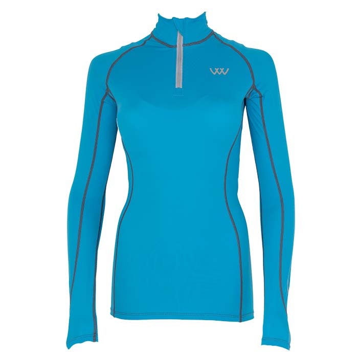 Woof Wear Performance Ladies Shirt Turquoise - Aitken's Saddlery