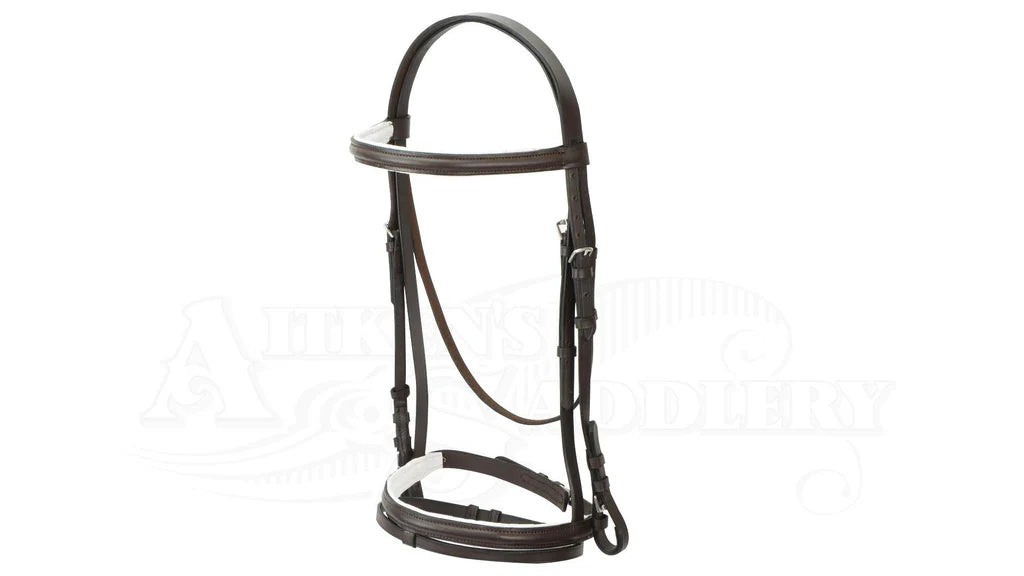 Hannovrian Bridle Black with White