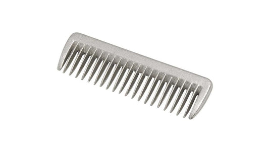 Aluminium Mane Comb Silver