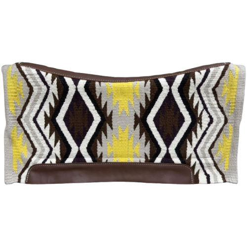 Premium Woven Coloured Wood Western Pad