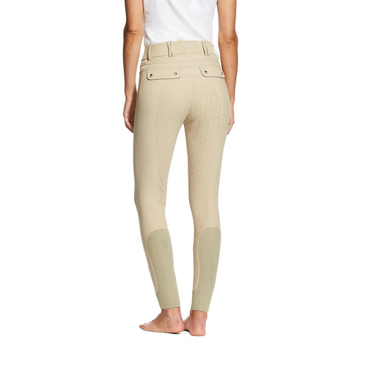 Ariat Womens Tri Factor Grip Breeches Tan