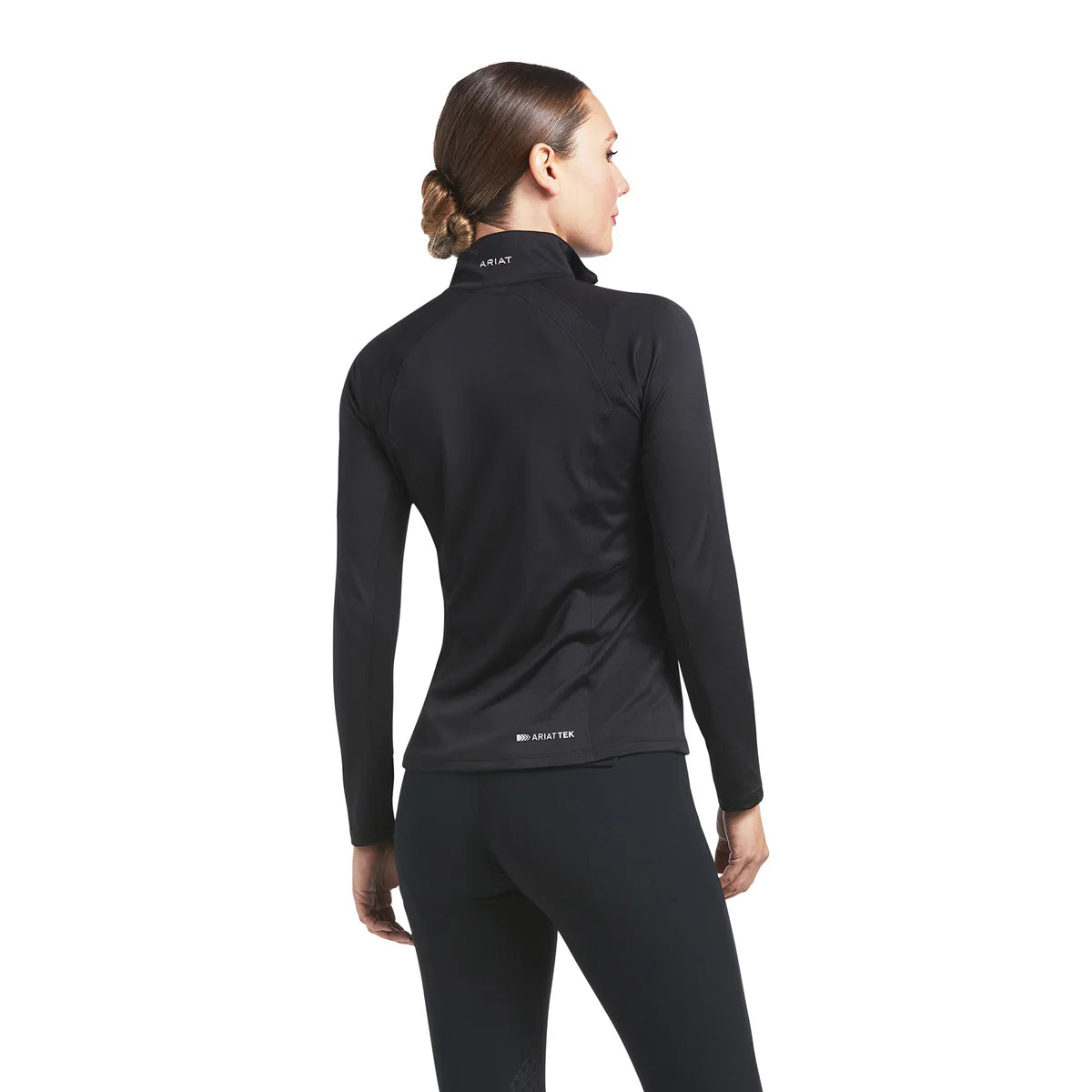 Ariat Ladies 1/4 Zip 2.00 Sunstopper Black