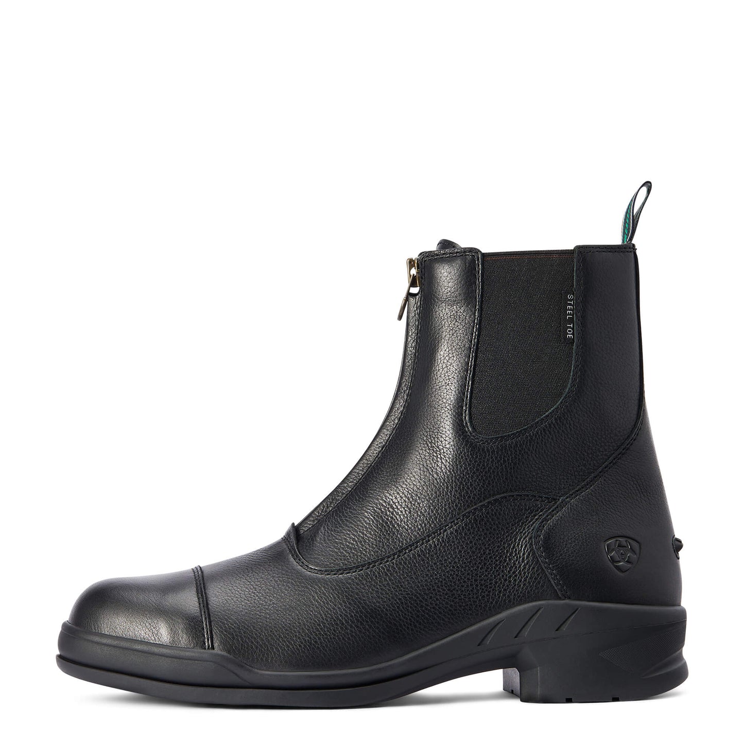 Ariat Mens Heritage IV Zip Steel Toe Boots Black
