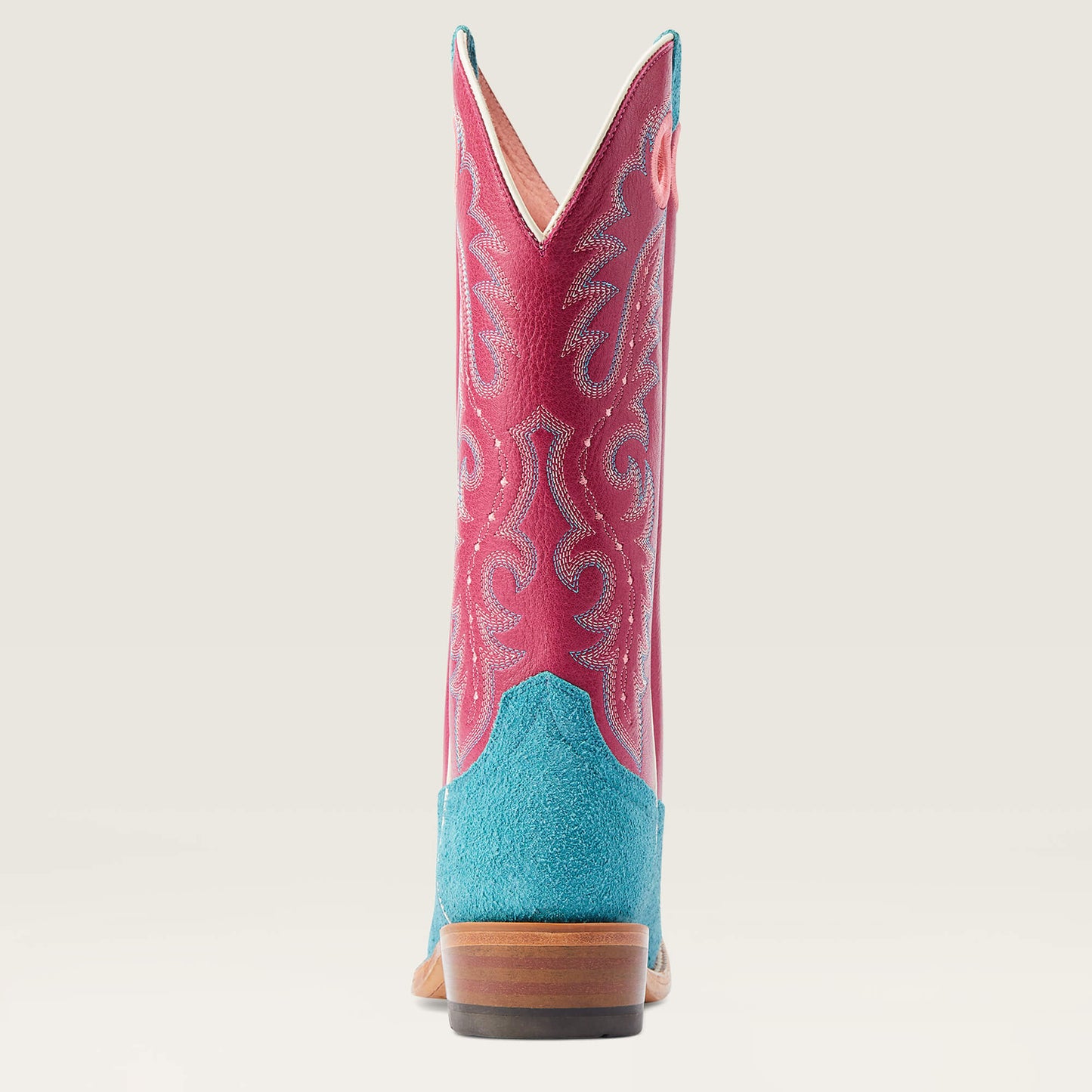 Ariat Futurity Boon Sky Blue Roughout Dragon Fruit Ladies