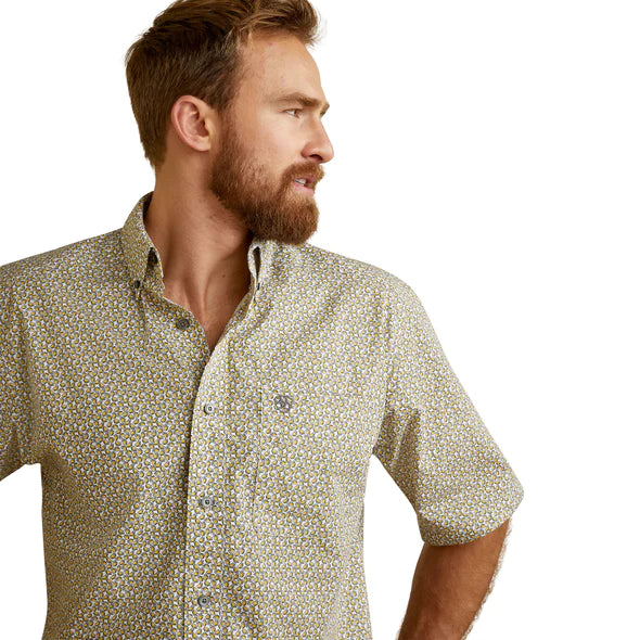 Ariat Axton Mens Classic SS Shirt White
