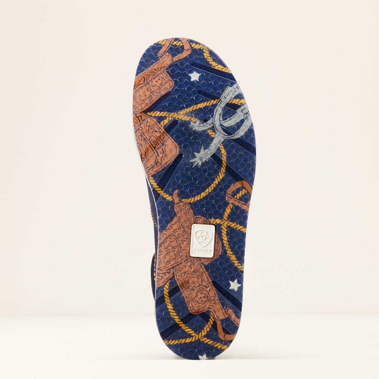 Ariat Cruiser Ladies Blue Suede Saddle Up Print