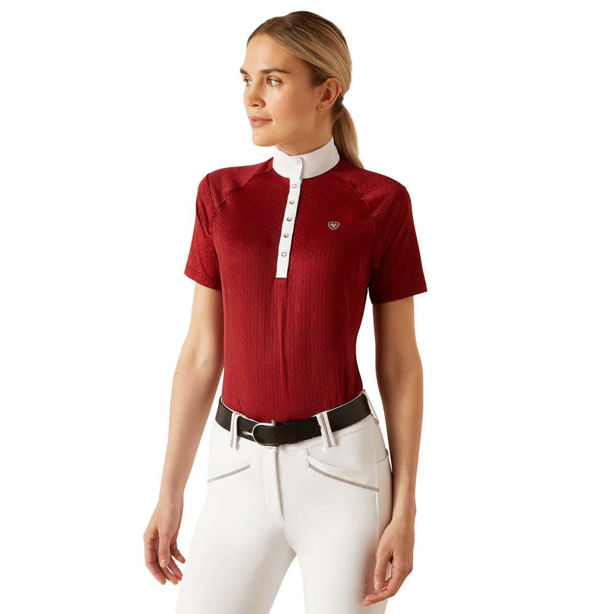 Ariat Ladies Showstopper 3.0 Show Shirt Sun Dried Tomato