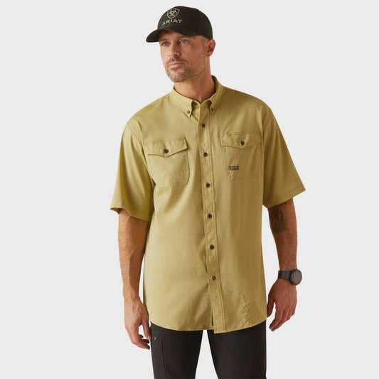 Ariat Mens Rebar Made Tough Venttek Durastretch Shirt
