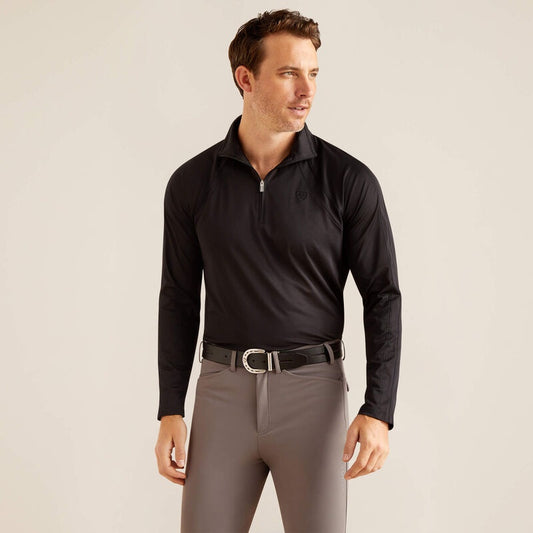 Ariat Mens Sunstopper Shirt 3.0 LS Black