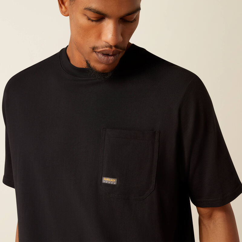 Ariat Rebar Cotton Strong Hardhead Mens SS Tee
