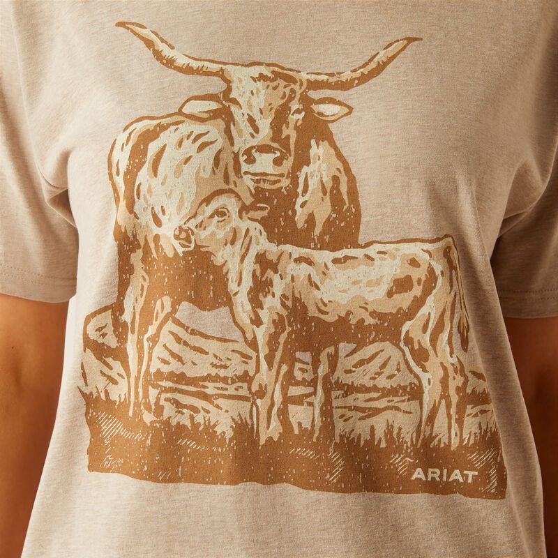 Ariat Longhorn Ladies SS Tee
