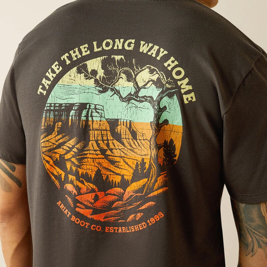 Ariat Take the Long Way Mens SS Tee