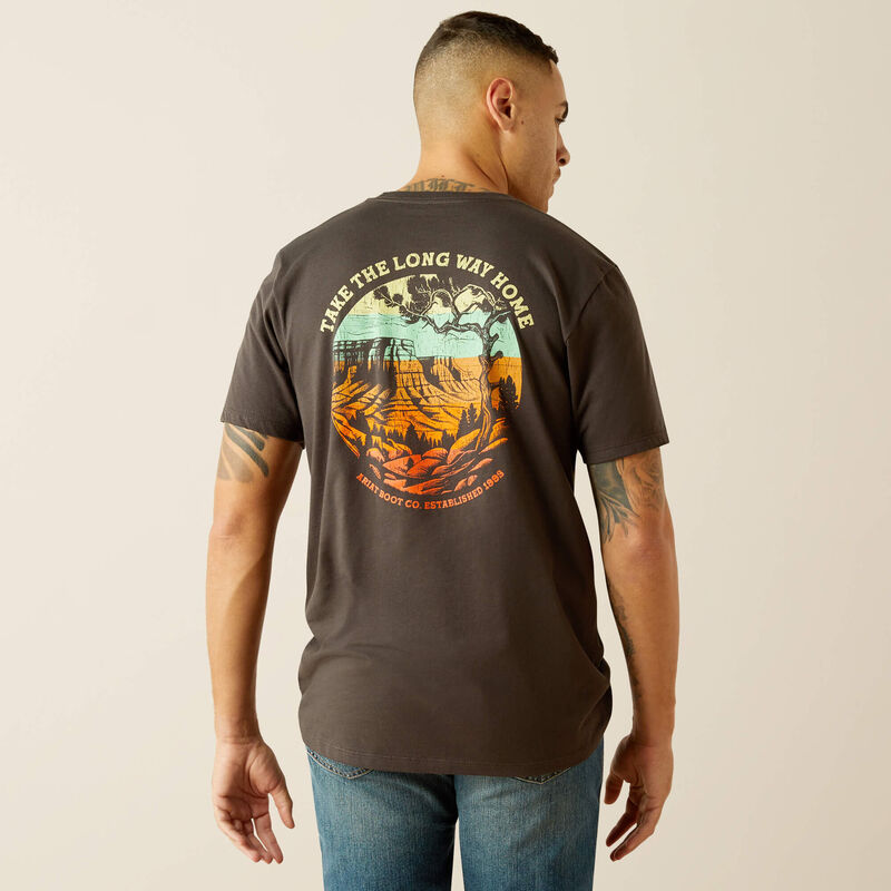Ariat Take the Long Way Mens SS Tee