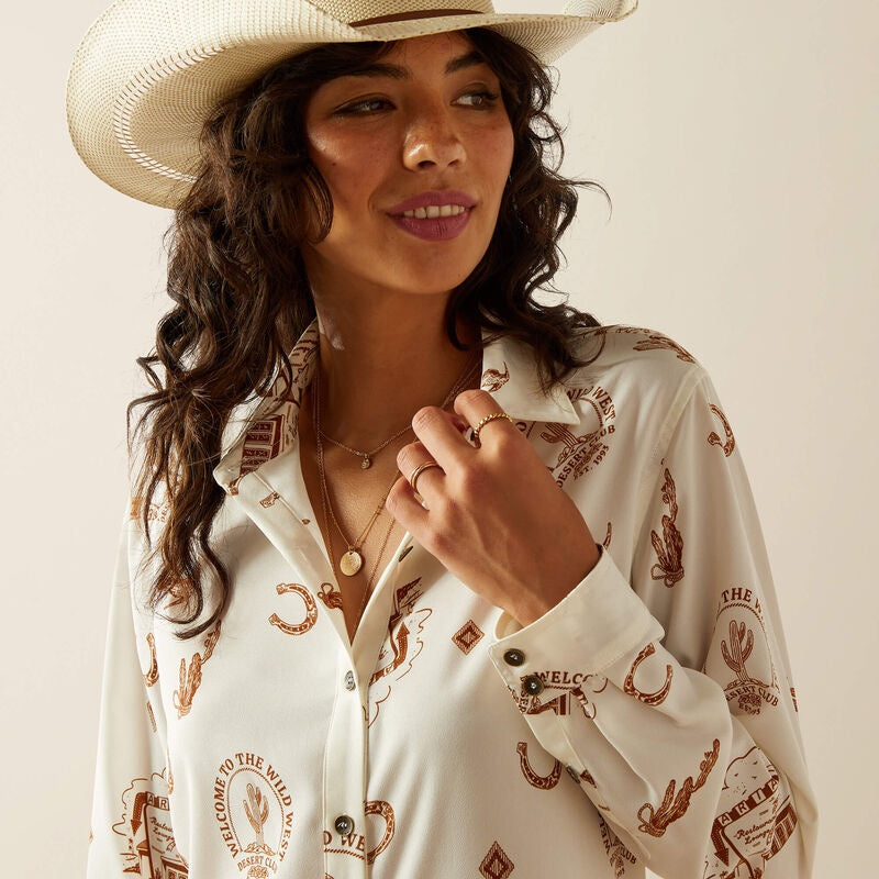 Ariat Homestyle Button Up LS Ladies Shirt