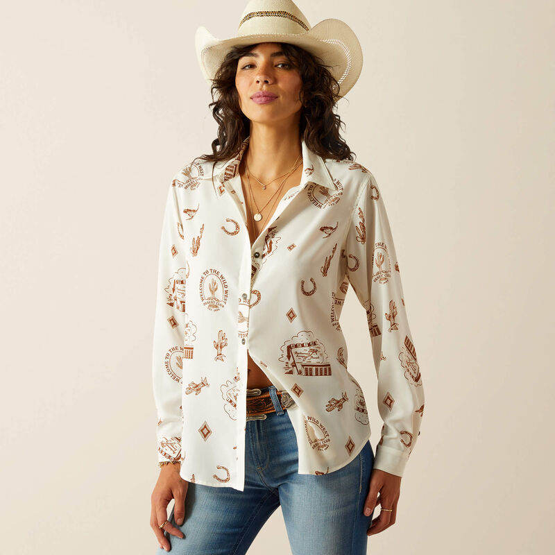 Ariat Homestyle Button Up LS Ladies Shirt