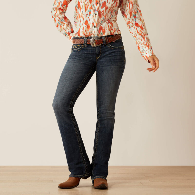 Ariat Mid Rise Boot Cut Lilla Ladies Missouri Jeans