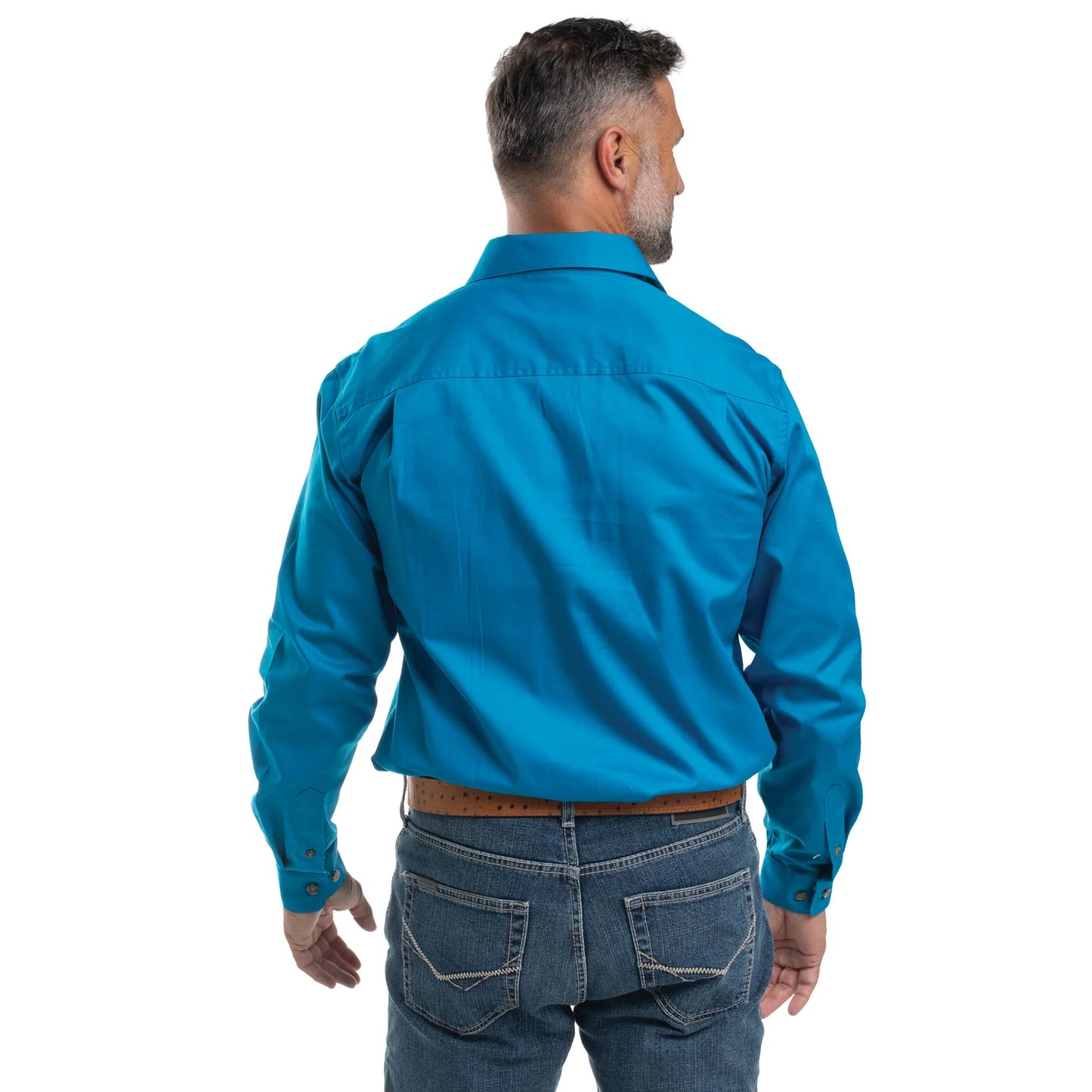 JCA Cameron Mens Workshirt Jewell Blue